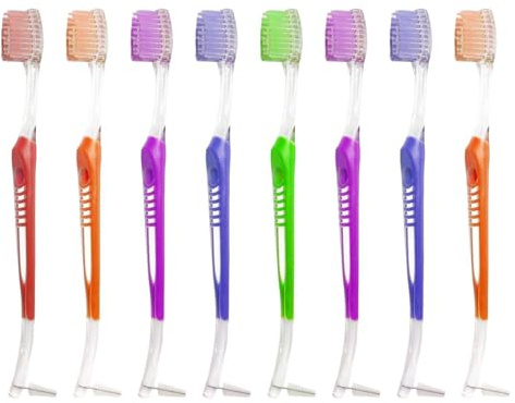 8 Piezas Cepillos De Dientes De Ortodoncia, Herramientas De Limpieza De Dientes, Suministros De Cuidado Dental, Cepillos De Dientes Manuales.