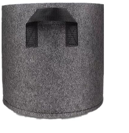 Pflanztasche Grau Kartoffel Stoff Gemüse Setzling Topf Gartengeräte 1-15 Gallonen Wachsen(15 Gallon)