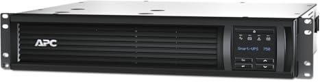 APC 750VA Smart UPS with SmartConnect, SMT750RM2UC Rack Mount UPS Battery Backup, Sinewave, AVR, 120V, Line Interactive Uninterruptible Power Supply