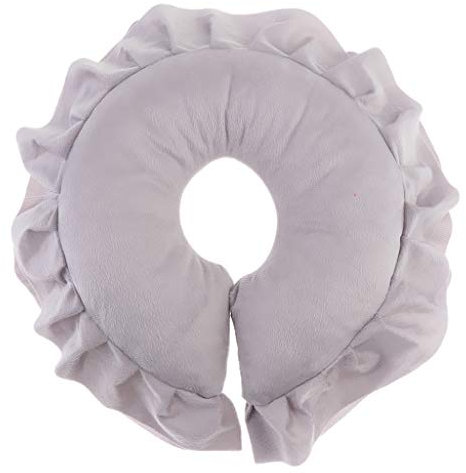 Coussin de massage en silicone pour le visage avec housse pour table de massage, lit de massage