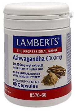 Lamberts Ashwagandha 6000mg - 60 Cápsulas