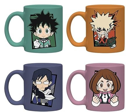 My Hero Academia Chibi Characters Espresso Mug Set