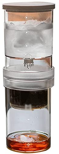 Habiba Iced Drip Coffee Maker Modern Cold Brew Coffee Maker, 300ML/10.1oz Iced Coffee Maker, with Slow Drip Technology, Home Office Iced Coffee & Tea Make Reusable