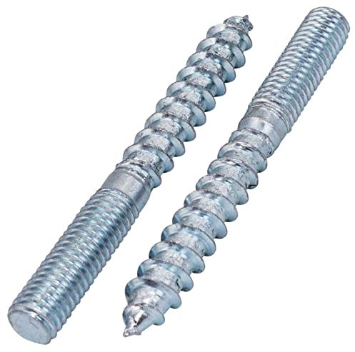 SKIR'CO (25 pezzi) Bulloni di sospensione M8 x 70 mm, Bulloni a doppia testa, Viti di centraggio filettate a doppia estremità