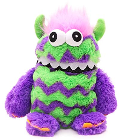 Toyland® 9 (23 cm) lila und grünes Sorgenmonster-Plüsch-Stofftier – liebt es, Ihre Sorgen zu fressen