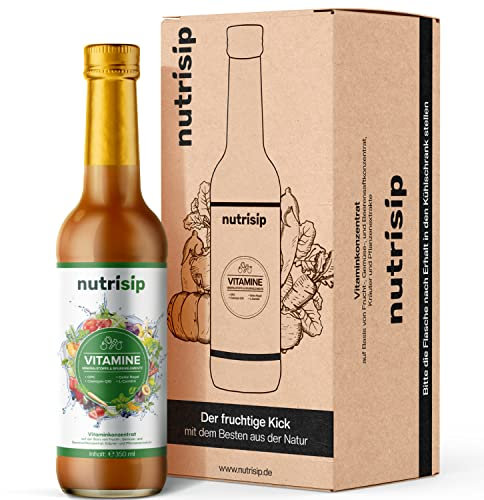 NEU! Flüssiges Multivitamin Mikronährstoffkonzentrat mit über 75 wertvollen Zutaten | Vitamin Komplex, Mineralien, Spurenelemente | für 30 tägige Kur - 350ml