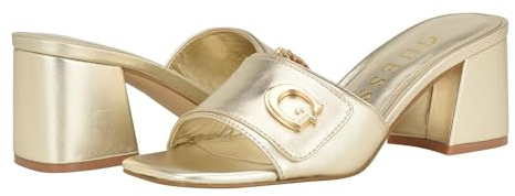 GUESS Gallai, Sandali con Tacco Donna, Gold 710, 37 EU