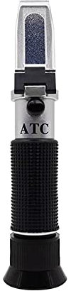 VCHICS Refraktometer-Kit, Milch Konzentration Meter, 0-20% Tools Milch Refraktometer Messgeräte mit automatischer Temperaturkompensation Akkurate Messung