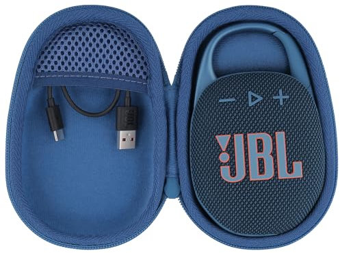 co2CREA Hart Reise Schutz Hülle Etui Tasche für JBL Clip 5 /JBL Clip 4 / JBL Clip 4 Eco Tragbare Bluetooth Lautsprecher,Nur Tasche