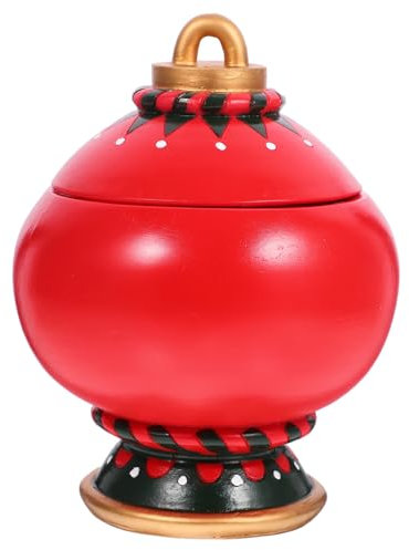 Hoement Ciotola Per Snack Natalizi Porta Dessert Fruttiera Portafrutta Portainsalata Contenitore Per Snack Natalizi Decorazione Natalizia Mini Oggetti in Resina Decorazioni Natalizie Per s
