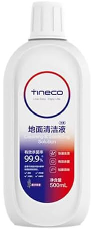 Reinigungslösung Nachfüllen 500ML, Bodenreiniger Lösung Kompatibel mit Tineco iFLOOR 3, S3, S5, S5 CBO WeOMBO, S5 Pro 2, S6, S7 PRO, S7 COMt Trockenes Vakuum (Frischer Blumenduft)