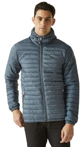 Regatta Mens Hurden Quilted Jacket Water Repellent Insulated Walking Hiking Coat