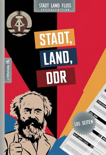 Stadt, Land, DDR - Spiel für Ossis - 105 Seiten: Stadt, Land, Fluss DDR Edition | Spieleklassiker Kategorien Deutsche Demokratische Republik