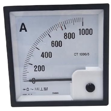 Ampèremètre analogique de forme carrée de courant alternatif et continu de 1000 A compteur analogique numérique