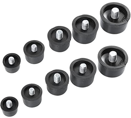 Lurrose 10pcs Mallet Hammer Rubber Head Striking Head Accessories Easy Install