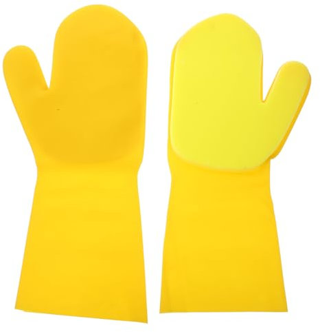 SOIMISS 2pcs Cleaning Gloves Durable and Sponge Household Gloves for Kitchen Dish Washing Nonslip Design for Comfortable Use for Daily Cleaning Tasks