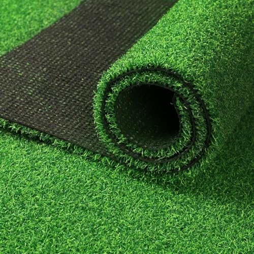 BANTASE Alfombra De Césped Artificial Natural Realista, Rollo De Césped Artificial De Alta Densidad, For Interior Y Exterior, Color Verde.(1x1m)