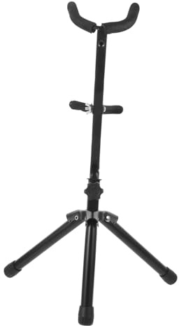 ULDIGI Tragbarer Saxophonständer für Altsaxophon und Tenorsaxophon Stabiler Saxophonhalter für Sicheren Saxophonaufbewahrung und Praktische Saxophonpräsentation Langlebiges