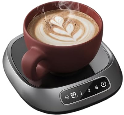 Opdestn Kaffeetassenwärmer - Touchscreen Smart,Elektrischer Glastassenwärmer Für Kaffee,Für Schokolade Tee Heiße Schokolade Küche Schlafzimmer Esstisch Camping Sowie