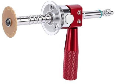 Cryfokt Inside Pipe Cutter, 1 4 Inch Scale Adjustable Depth, 6-105mm Adjustable PVC ABS Pipes, Stainless Steel Handle, Grit Cutting Wheel, For Plumbers, Electricians