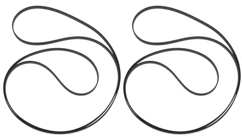 ECSiNG 2-Pack Turntable Drive Belts 600x0.6x3.2mm, Compatible with Vintage Acoustic Research A/R XA, XB, XA-91, XB-9 Record Players