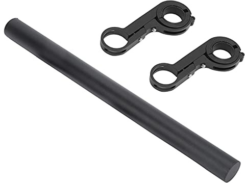 Extensión de Manillar de Bicicleta, Soporte Extensor de Manillar de 30 CM, Abrazadera Doble de aleación de Aluminio, Soporte para Bicicleta, Barra de Montaje para Bicicleta