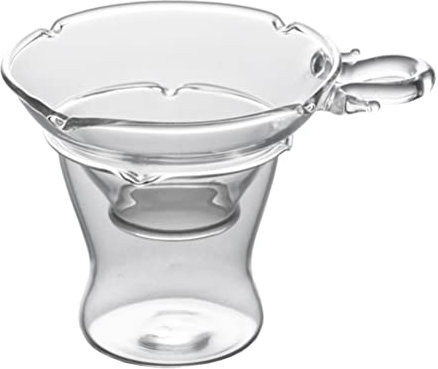 TOPBATHY 1set Decorative Tea Infuser Set Glass Tea Horn Handle Reusable Ware for Home Brewing Practical Residue Strainer for Loose