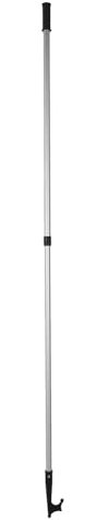 XHTLLO Teleskop-Bootshaken, Verstellbarer, Leichter Aluminium-Bootshaken mit rutschfestem, ergonomischem Griff für das Andocken von Schiffen und Yachten (2 Stufen: 121,9–218,4 cm/48–86 Zoll)