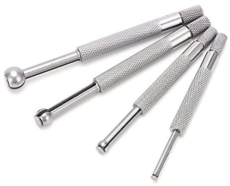 Haofy Jauge Télescopique Polyvalente, Jauge à Bille Complète, Jeu de Jauges D'alésage 3-13 Mm, Matériau traité Thermiquement pour une Longue Durée de Vie, Jeu de Jauges à 4 Trous Télescopiques pour