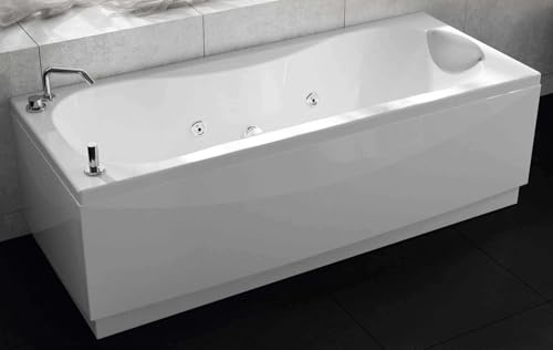 novoalugas Calypso – Vasca Plus 180 x 80 destro aireado Griferia Bianco 3 Pannello