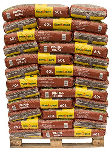 Floragard Mulch Pinienrinde 15-25 mm 39 x 60 L auf Palette, mittlere Struktur