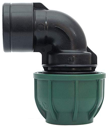 Klemmfitting Winkel 90° mit IG 3/4 für PE Rohr 25mm Verschraubung Klemmverbinder Bradas 8120