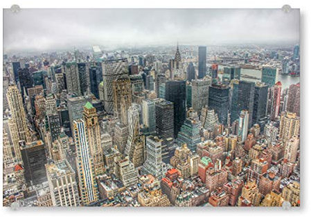 artboxONE Acrylglasbild 90x60 cm Städte New York Manhattan 10 - Bild New York Amerika Fotografie