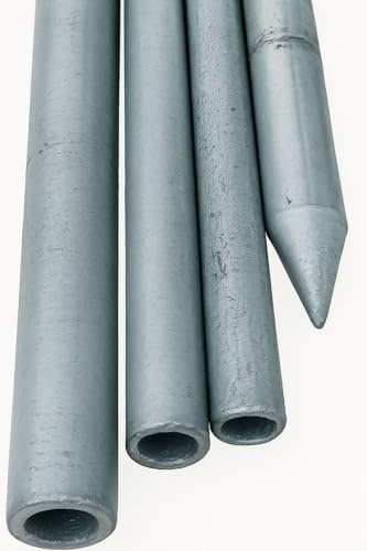 Tiefenerder Erder Erdung Ø16 Ø18 Ø20 feuerverzinkt nach DIN 50164-2 + Zubehör - Auswahl (Ø18 Erder 1300mm Verlängerung)