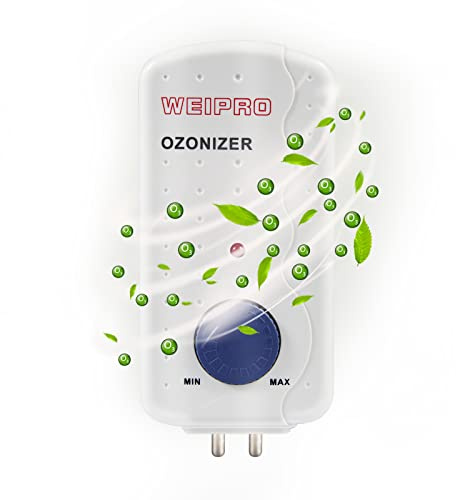 Aquarium Ozone Generator 50mg/h Adjustable, Ozone Machine Fish Tank Water Treatment, Suitable for 100l ~ 500l Freshwater Saltwater, Can work with Aquarium Filter, Air pump and Skimmer, ET-50(50mg/h)