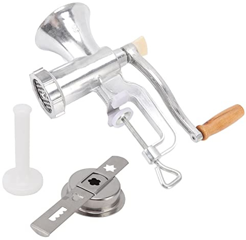 Meat Mincer, Efficient Long Handle Widely Used Kitchen Meat Grinder Manual for Cooking