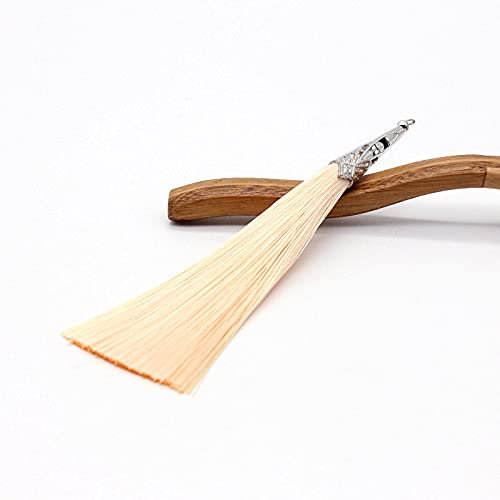 Quasten, seidige Mini-Quasten, 10 Stück, 12,5 cm, Lesezeichen-Quasten, Nähen, Bang-Quastenbesatz, dekorativ for die Herstellung von Ohrringen, Schmuck, Taschenanhänger, Anhängerdekorationen, DIY-Baste