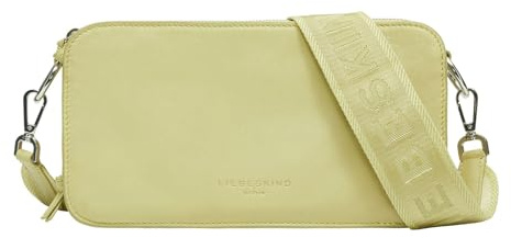 Liebeskind Berlin Damen-Umhängetasche „Clarice M“ – Crossbody Bag Damen aus Leder mit verstellbaren Schulterriemen – Damen-Schultertasche, großzügige Fächer mit Reißverschluss und Knopfverschluss