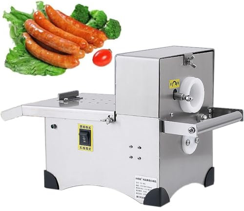 ExoticaBlend 10–42 mm manuelle Wurstbindemaschine aus Edelstahl, manuelle Handroll-Wurstbinde- und Knotenmaschine, Wurstbindemaschine für den gewerblichen Heimgebrauch