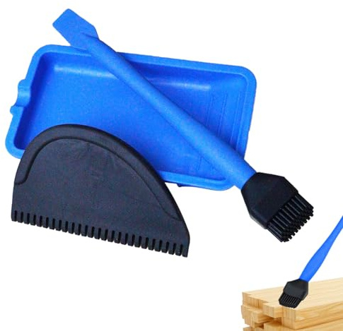 Accesorios de Pegamento para carpintería | Kit esparcidor de Pegamento | Juego de aplicador de Pegamento de Silicona, Cepillo de Pegamento de Silicona, Juego de Bandeja de Pegamento, Kit de Pegamento