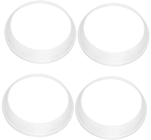 OUNONA 4 Teiliges Gehäuse Für Zuckerwattemaschine Mini Marshmallows Zuckerwattemaschine Stabile Abdeckung Gehäuse Für Zuckerwatte DIY Maschine Wiederverwendbare Abdeckung Weiße