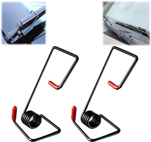 2 Stück Scheibenwischerarm-Druckfeder-Booster, Wischerarm-Feder-Druckfeder-Set, Wischerarm-Booster-Feder, Auto-Scheibenwischer-Ersatzwerkzeug