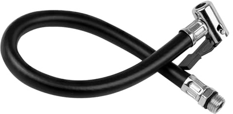 FYHJNC 38cm Tyre Inflator Hose Replacement, 12.5mm Thread Air Pump Extension Hose with Schrader Valve for Bicycle, Motorcycle and Car Tyres