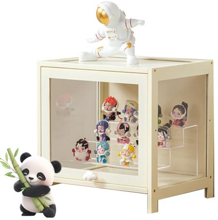 Ddasam Sammlervitrine, setzkasten Holz, Wohnzimmervitrine, Vitrine, widerstandsfähige, dichte und staubdichte Struktur, geeignet für Verschiedene Szenarien 40×30×33cm,Vitrine mit 1 Fächern