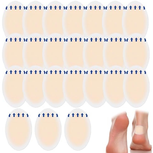 24PCS Blister Plasters, Invisible Hydrocolloid Gel Blister | Blister Gel Guard Invisible, Blister Bandages, Cushion Plaster for Fingers Toes Forefoot Heel Protector and Guard Skin
