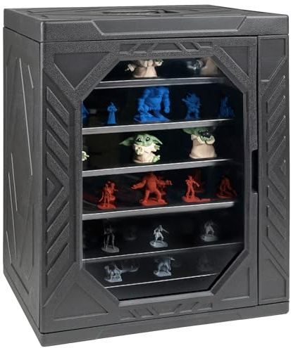 Miniature Carrying Case for Collectibles | Miniature Storage & Display Case for Figurines | Figure Model Holder & Transport Box | Also for Action Figures