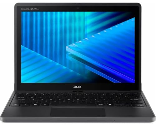 Acer TravelMate B3 Spin 12 TMB312RN-31-C86V 0.2 pulgadas WUXGA -in-1 Laptop con pantalla táctil con lápiz, Intel N150 0.8GHz, 4GB RAM, 128GB eMMC, Windows 11 Pro, negro | Procesador Intel N150 con pantalla táctil de 31 cm para educación, productividad y viajes