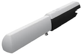 Came ATI A3000A motore irreversibile per cancello battente 3 m per anta con 2 fine corsa 230V, Alluminio