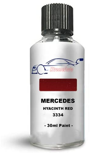 Xtremeauto Touch Up Paint For Mercedes V Class Hyacinth Red 3334 Direct Appliance Chip Scuff Mark Brush In Lid Scratch Repair