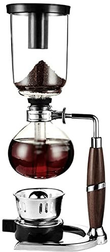 Iced Drip Coffee Maker Siphon Coffee Maker, Heat-Resistant Glass Manually Coffee Brewer Hot Tea Maker Machine, Home Office Coffee Maker Reusable
